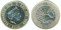 2 pounds (100th Anniversary of Florence Nightingale's Death) from United Kingdom