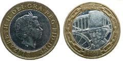 2 pounds (200 Aniv. Nac. Isambard Kingdom Brunel - Puente Royal Albert ) from United Kingdom