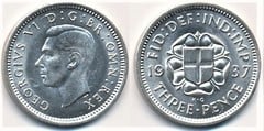3 pence (George VI) from United Kingdom
