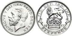 6 pence (George V) from United Kingdom