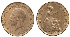 1/2 penny (George V) from United Kingdom