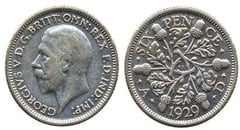 6 pence (George V) from United Kingdom