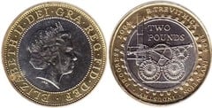 2 pounds (200th Anniversary of the Invention of the First Locomotive - Richard Trevithick) from United Kingdom