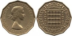 3 pence (Three pence) (Elizabeth II) from United Kingdom