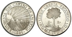 8 reales (Guatemala) from Rep. Central America