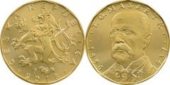 20 korun (Politician Tomáš Garrigue Masaryk (1850-1937)) from Czech Republic