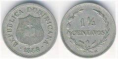 1 1/4 centavos from Dominican Republic