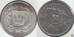 1 peso (XII Central American and Caribbean Games) from Dominican Republic
