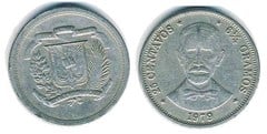 25 centavos from Dominican Republic