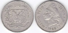 1/2 peso from Dominican Republic