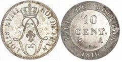 10 centimes from Reunion