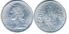 5 francs from Reunion