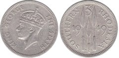 3 pence from South Rhodesia
