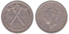 6 pence from South Rhodesia