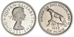 6 pence from Rhodesia & Nyasaland