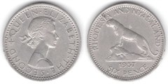 6 pence from Rhodesia & Nyasaland