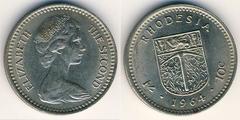 1 shilling (10 cents) from Rhodesia
