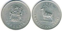 25 cents from Rhodesia