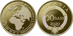 50 bani (50th Anniversary of the International Organization of La Francophonie) from Romania