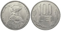 100 lei from Romania