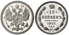 15 kopeks from Russia-Empire