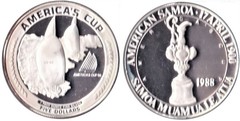 5 dollars  (Americas Cup) from American Samoa