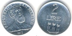 2 lire from San Marino