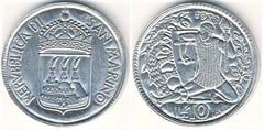 10 lire from San Marino