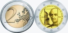 2 euro (500 Aniversario de la Muerte de Donato Bramante) from San Marino