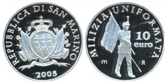 10 euros (Uniforme de la Milicia) from San Marino