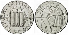 100 lire (Sentido de la Responsabilidad) from San Marino