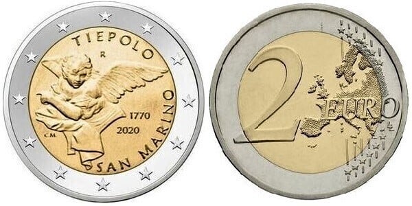 Photo of 2 euro (250 Aniversario de la Muerte de Giambattista Tiepolo)