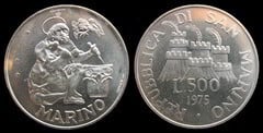 500 lire (Escultor) from San Marino
