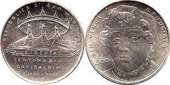 Photo of 500 lire (Centenario Muerte G. Garibaldi)