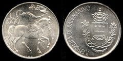 1000 lire (2000 Anniversary of Virgil's Death) from San Marino