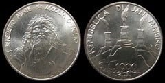 1000 lire (San Benedetto) from San Marino