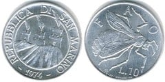 10 lire (FAO) from San Marino