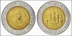 500 lire from San Marino