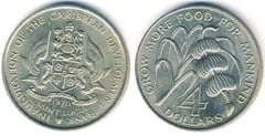 4 dollars (FAO) from Saint Lucia