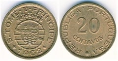 20 centavos from São Tomé and Príncipe