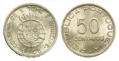 50 centavos from São Tomé and Príncipe