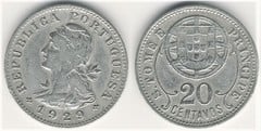 20 centavos from São Tomé and Príncipe
