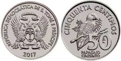 50 cêntimos from São Tomé and Príncipe