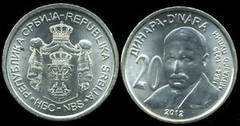 20 dinara (Mihajlo Pupin Idvor) from Serbia