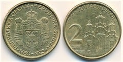 2 dinara from Serbia