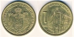 1 dinar from Serbia