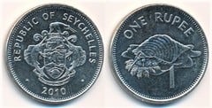 1 rupee from Seychelles
