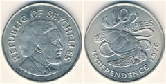 10 rupees (Independencia) from Seychelles