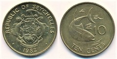 10 cents from Seychelles