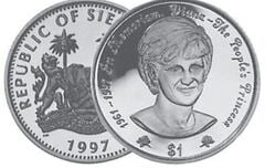 1 dollar (Princesa Diana) from Sierra Leone
